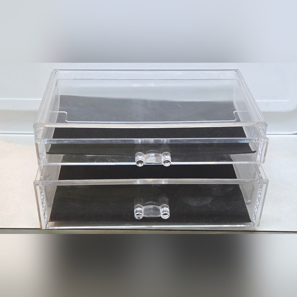 2 Drawer Acrylic Jewelry Organizer